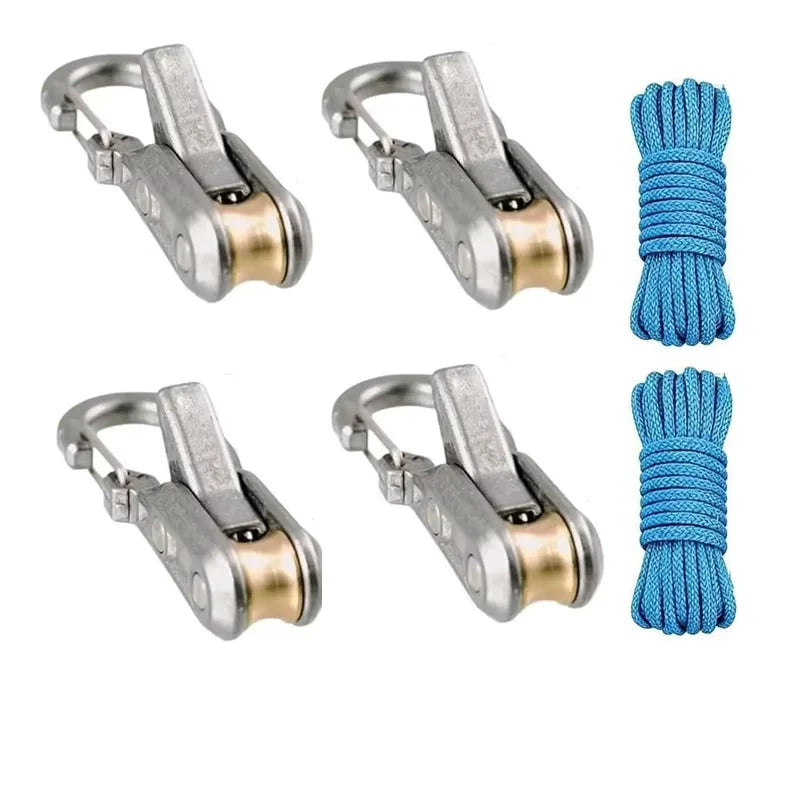 Buckle Retractable Rope Tensioner Heavy-Duty Camping Accessories Pack