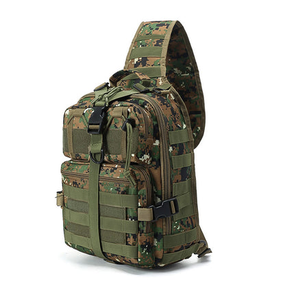 Shoulder Crossbody Bag Large Capacity with Zipper Compartments MOLLE System