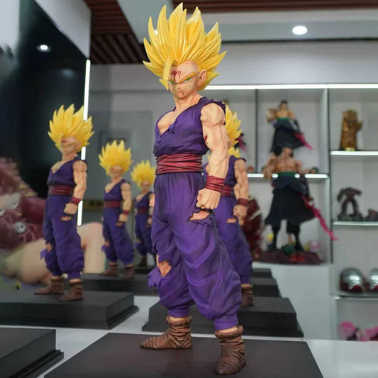 45cm Dragon Ball Z Son Gohan Super Saiyan Figure JT Statue PVC Model Toy
