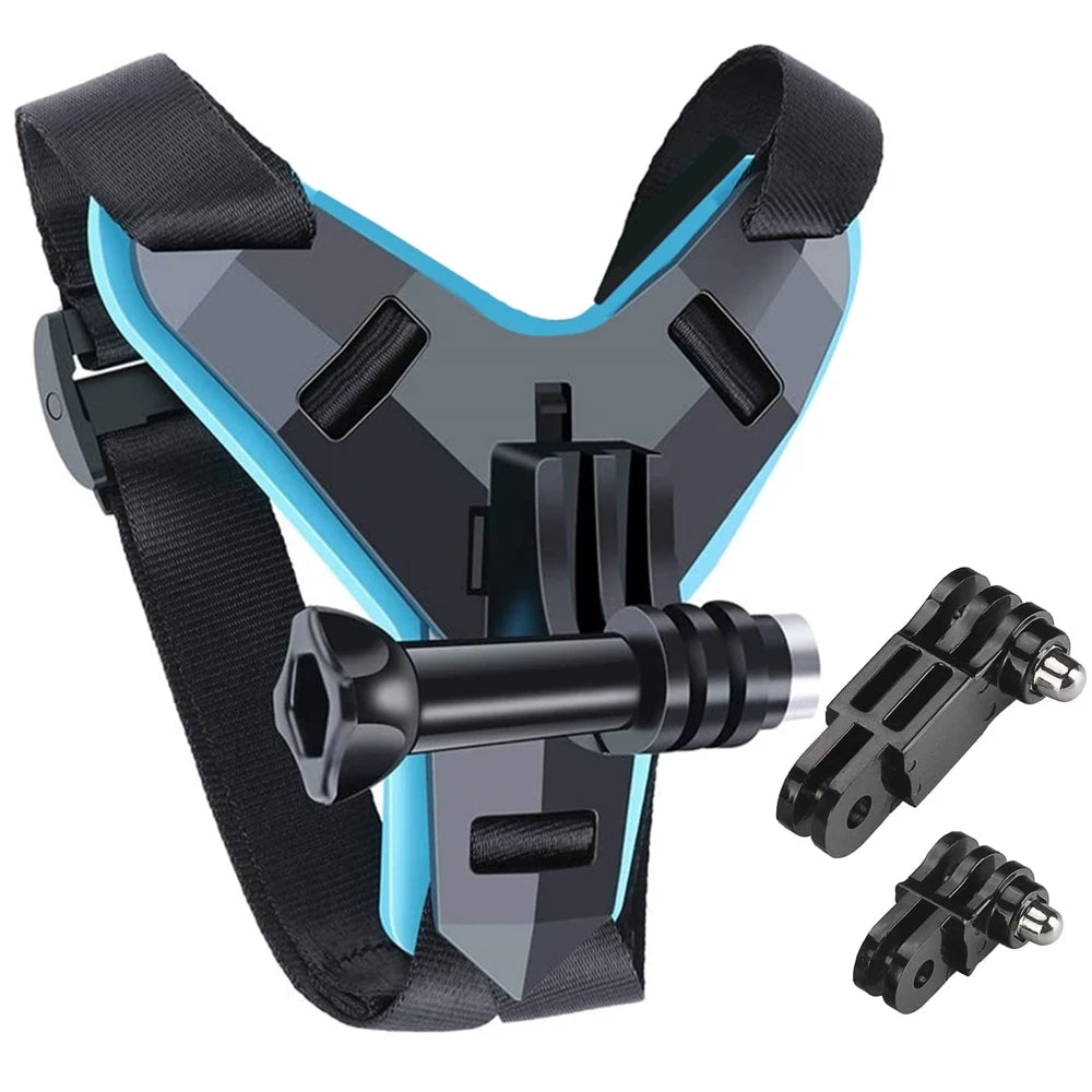 Helmet Strap Mount for GoPro Hero 12-3 Full Face Camera Holder Yi