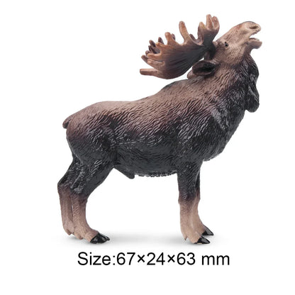 Toymany Simulation Cougar Wildlife Animal Model Mini Figures Figurines