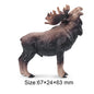 Toymany Simulation Cougar Wildlife Animal Model Mini Figures Figurines