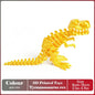 3D Printed Tyrannosaurus Rex Dinosaur Model Jointed Movable Realistic Decor