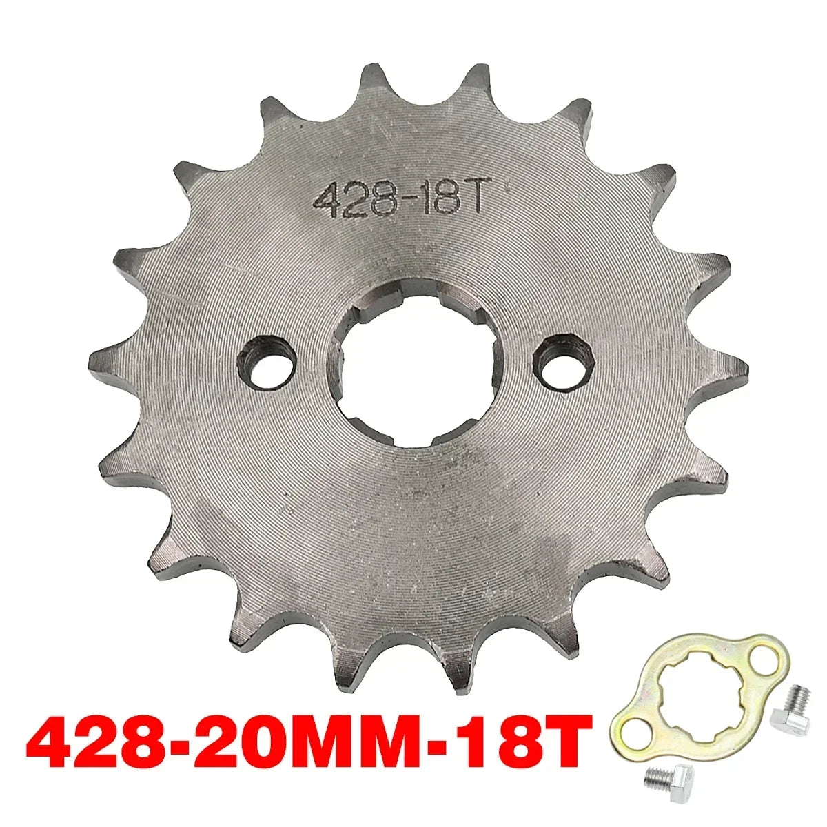 Chain 428# 17mm 20MM 10t 11T 12t 13T 14T 15t 16t 17T 18t 19T Motorcycle Sprocket