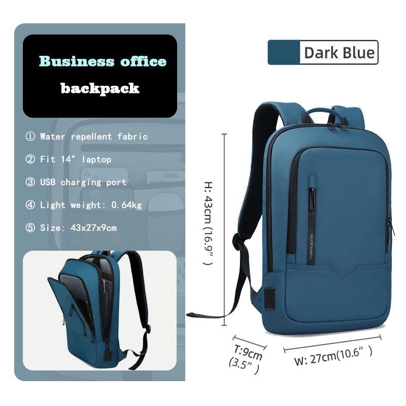 Heroic Knight Men Business Backpack Multifunction Slim Laptop Bags For Women outdoors Waterproof pack Aesthetic Backpack Design-EXPROTAS