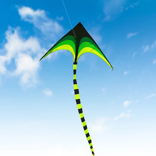 Adult-sized Large Delta-wing Kite with 6-Meter Tail - Easy to Fly
