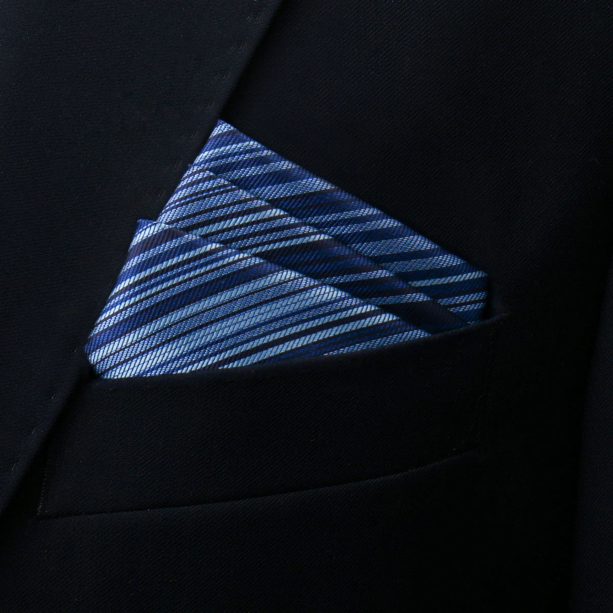 Mens Pocket Square Handkerchief Solid Satin Wedding Accessories
