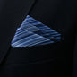 Mens Pocket Square Handkerchief Solid Satin Wedding Accessories