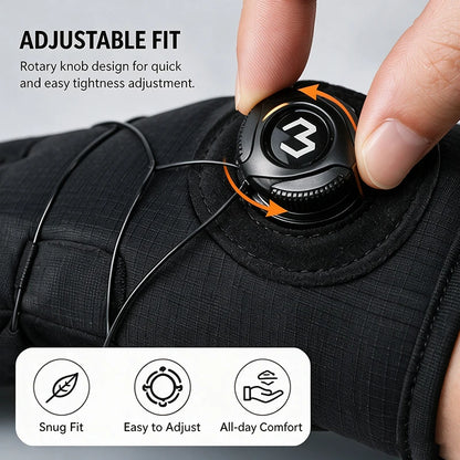 Anti-slip Motorcycle Gloves Waterproof Adjustable Fleece Lined Winter Gear