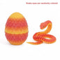 3D Printed Snake Egg Creative Decompression Mold Movable Rotatable Action Figure