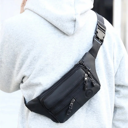 Fashion Unisex Waterproof Waist Bag Pack Male Belt Pouch Ladies Kangaroo Hip Phone Work Purse - Travel Gear for Men and Women