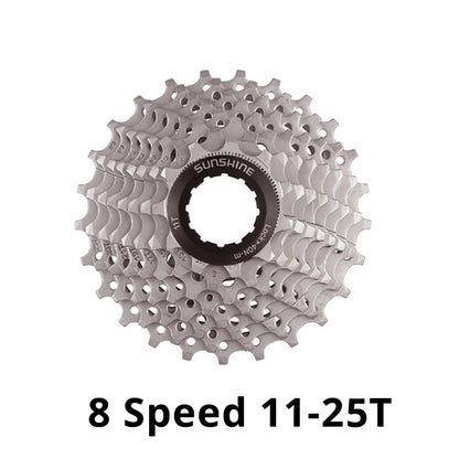 SUNSHINE 8-Speed HG Cassette 11-25T to 11-42T for HG Freehub