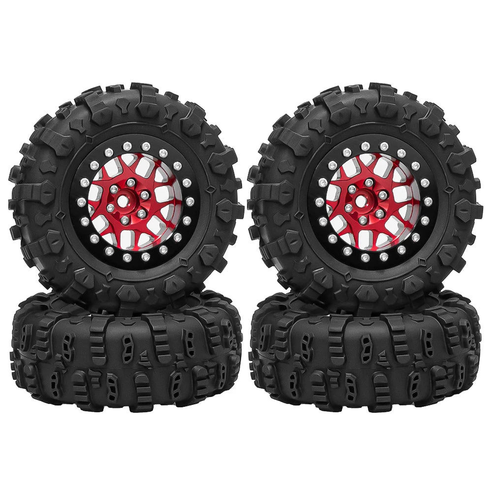 1.45 Inch Crawler Car Tire Wheels for 1/18 TRX-4M 1/24 SCX24 RC