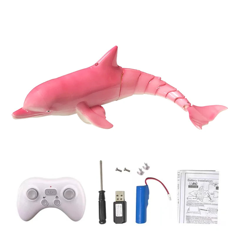 RC Control Shark Remote Water Toy Boat for Kids Swimming Pool Fun