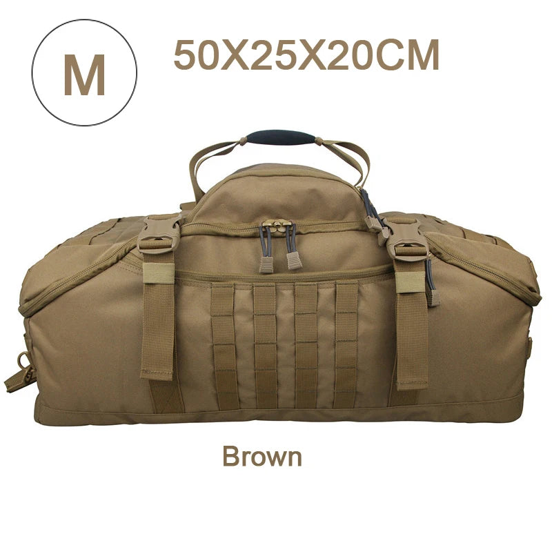Gym Duffel Bag 80L Tactical Backpack Unisex Camping Hiking Rucksack