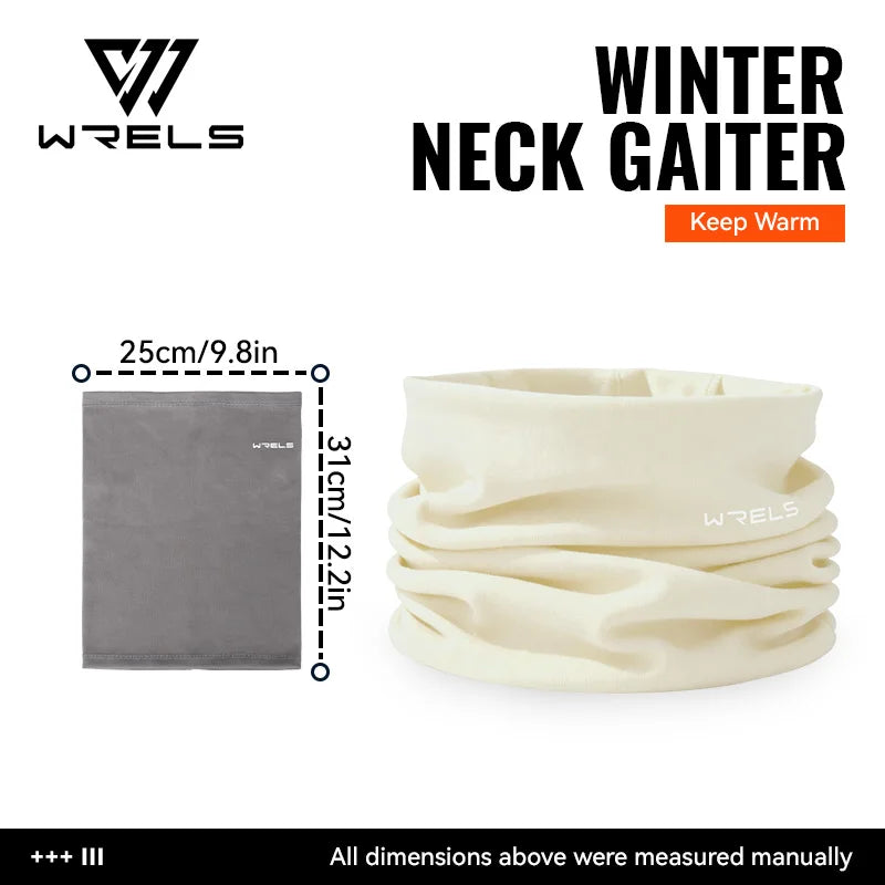 Winter Neck Gaiter Scarf Face Cover Fleece Windproof for Men Women