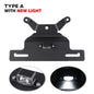Harley Fat Boy 107 114 License Plate Holder LED Light Tail Tidy Bracket 2018-2024