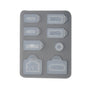 Dust Plug Cover for PS5 Slim Console Anti-Dust Protector Silicone Case
