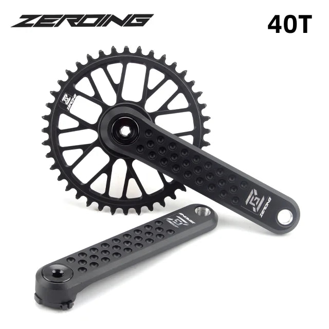 ZEROING Road Folding Bicycle Crankset 10/11/12speed Single Chainring 40/42/44/46/48T With Bracket Bottom BSA For Gravel Bike-EXPROTAS