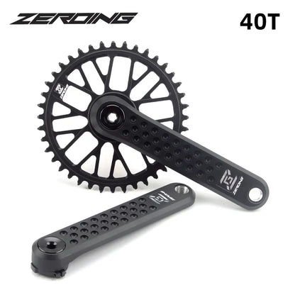 ZEROING Road Folding Bicycle Crankset 10/11/12speed Single Chainring 40/42/44/46/48T With Bracket Bottom BSA For Gravel Bike-EXPROTAS