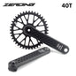 ZEROING Road Folding Bicycle Crankset 10/11/12speed Single Chainring 40/42/44/46/48T With Bracket Bottom BSA For Gravel Bike-EXPROTAS