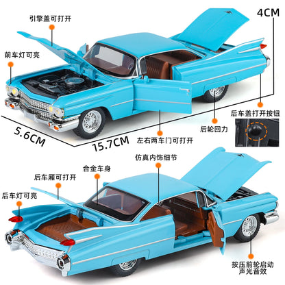 1:32 Classic Retro Car Cadillac Eldorado Biarritz Diecast Alloy Model