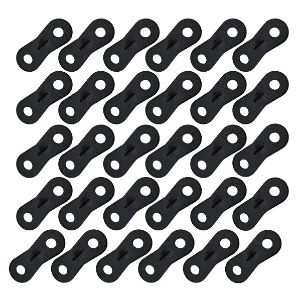 30pcs Camping Guyline Tensioners Rope Fasteners Cord Adjusters Tent Awning