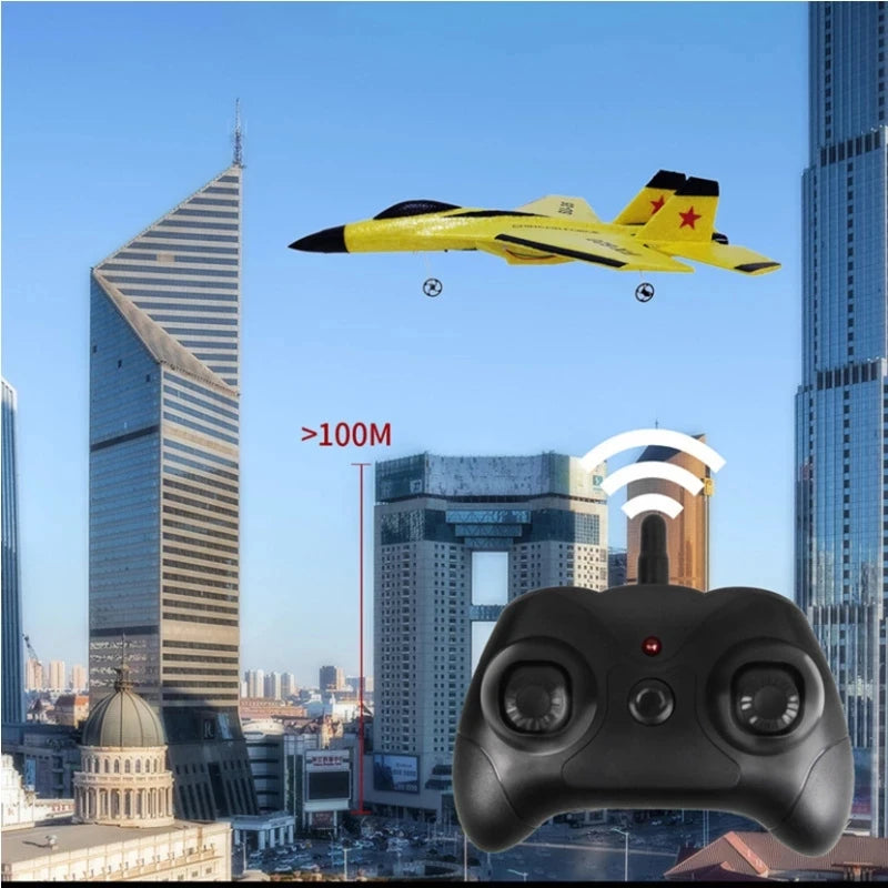 SU35 RC Plane FX620 FX820 2.4G Remote Control Flying Model Glider Airplane With LED Lights Aircraft Foam Toys For Children Gifts-EXPROTAS