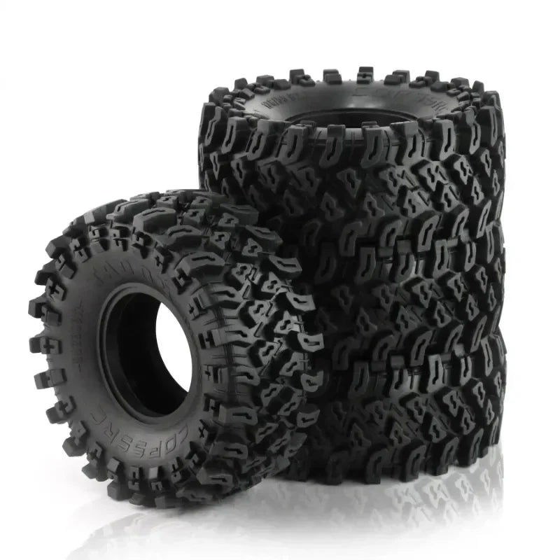 4Pcs 135mm Rubber Tire Wheel for 1/10 RC Crawler Car Axial SCX10 TRX4
