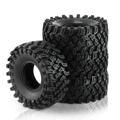 4Pcs 135mm Rubber Tire Wheel for 1/10 RC Crawler Car Axial SCX10 TRX4