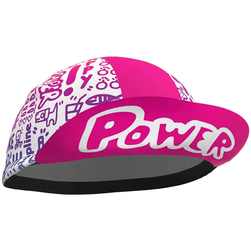 Styles Colors Power Bike Cycling Caps Unisex Multi-Colour Headwear