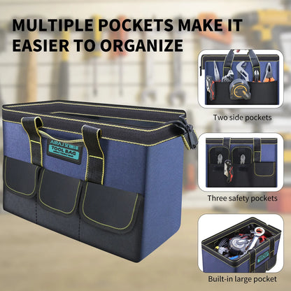 Electrician Bag 1680D Oxford Waterproof Multifunctional Storage Bags