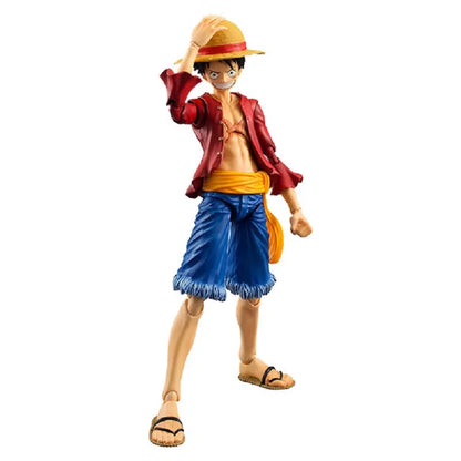 One Piece Monkey D Luffy Action Figure Articulated Anime Collectible Model