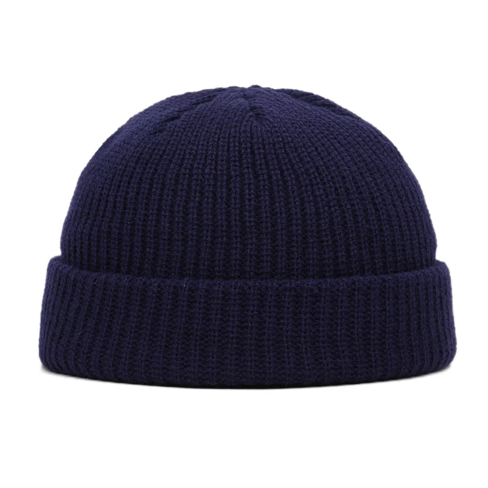 Winter Warm Beanies Wool Knitted Hat Casual Unisex Adult Men Female