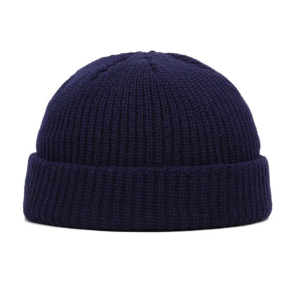 Winter Warm Beanies Wool Knitted Hat Casual Unisex Adult Men Female