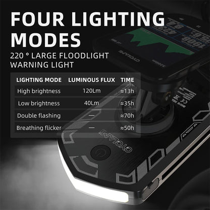 Visibility Cycling Light 5000mAh Bicycle Bike Safety Front Headlight