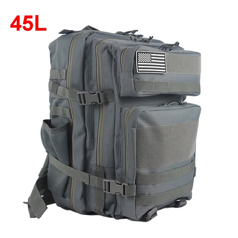 25L 45L Camping Hiking Backpack Tactical Bag Molle Patches Travel 900D Men Women Men Outdoor Ruckdack Shoulder Travel Gym Pack-EXPROTAS