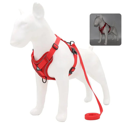 Dog Vest Strap Harness Reflective Adjustable Padded for Puppy and Cats