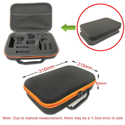 DIY Foam Hard Carry Case Storage Box Travel Zipper Bag Tool Accessories Camera