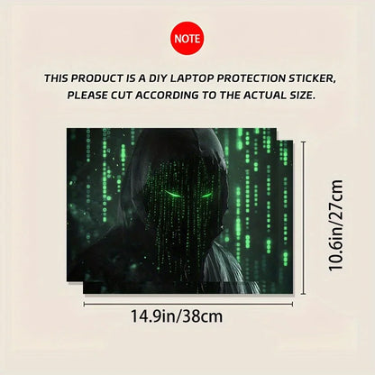 Pack of 2 Falling Off Universal Scratch Resistant Stickers for MACBOOK