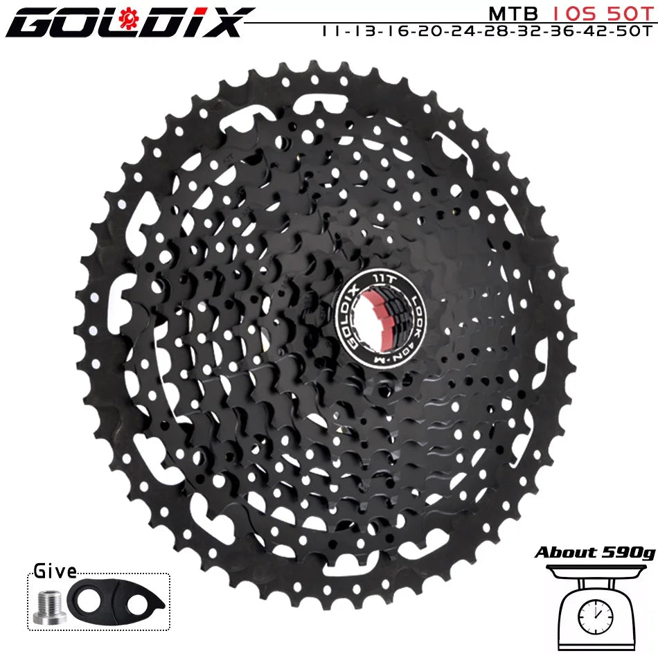 GOLDIX MTB Cassette | 8–12 Speed 40T–52T Freewheel Sprocket for Shimano/SRAM