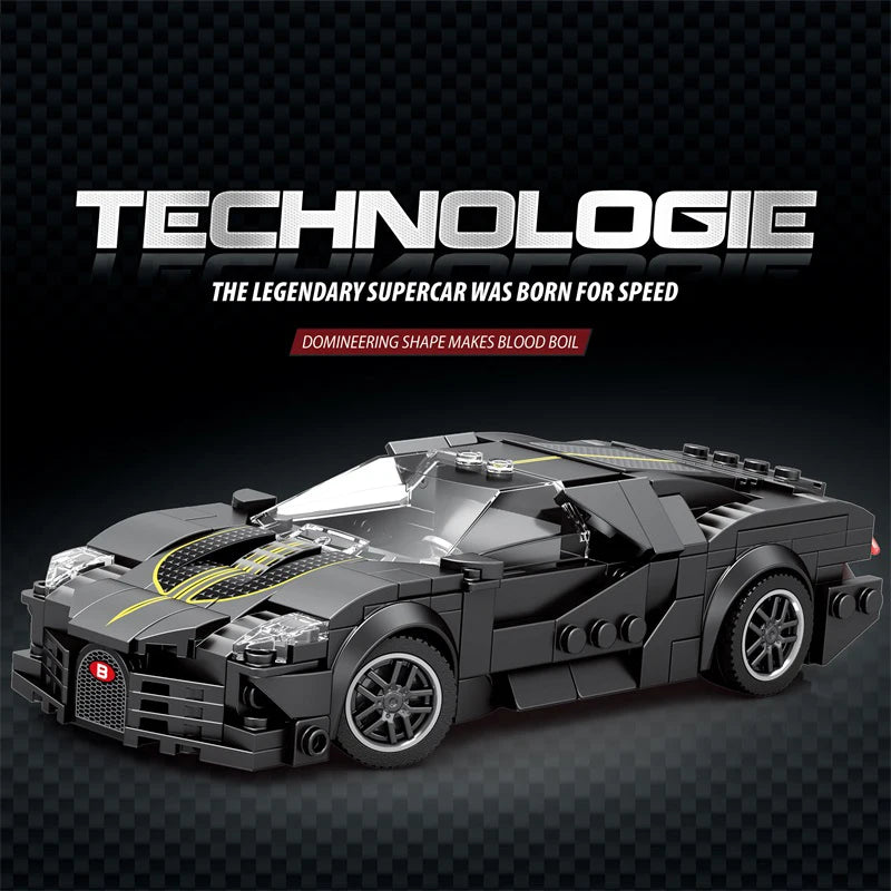 City Classic Racing Car Building Blocks Speed Champion Sports Vehicle Bricks Toy Gift