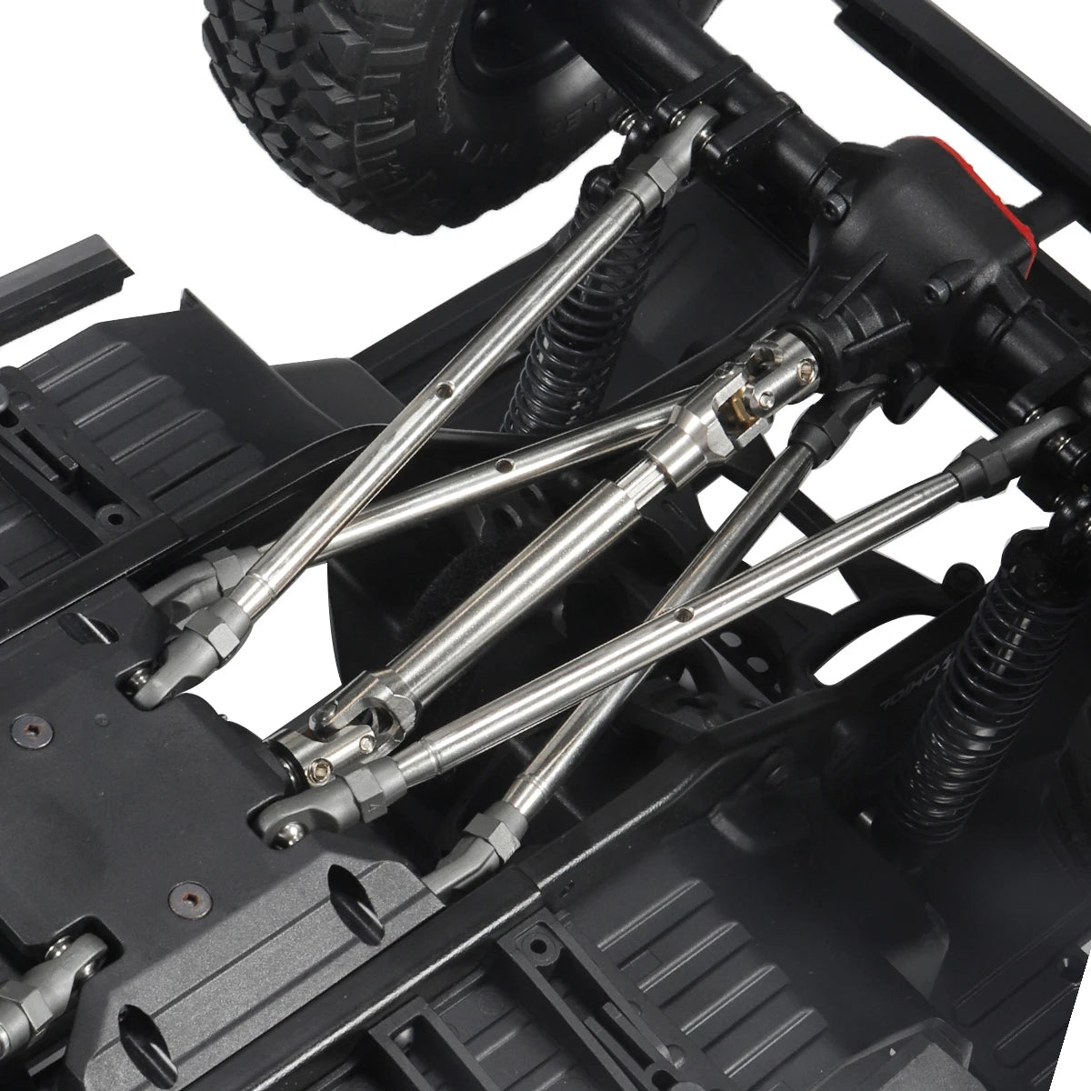 Stainless Steel 5mm Universal Joint Drive Shaft 1/10 RC Crawler SCX10 TRX4