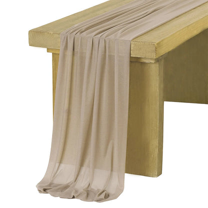 Chiffon Table Runner Wedding Event Decor Various Colours Home Runners