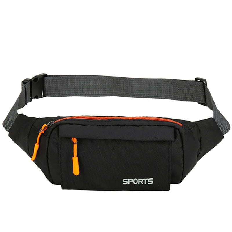 Kangaroo Bum Hip Fanny Waist Bag Pack For Men Women Waterproof Male Belt Pouch Belly Banana Ladies Sachet Mobile Running Wallet