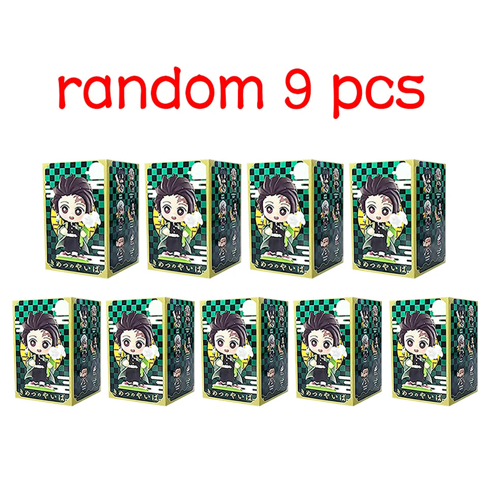 Demon Slayer Blind Box Figure Tanjiro Nezuko Anime PVC Collectible Toy