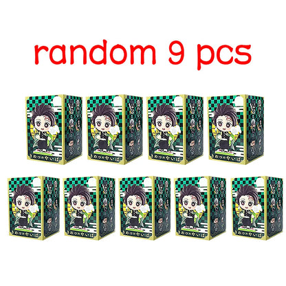 Demon Slayer Blind Box Figure Tanjiro Nezuko Anime PVC Collectible Toy