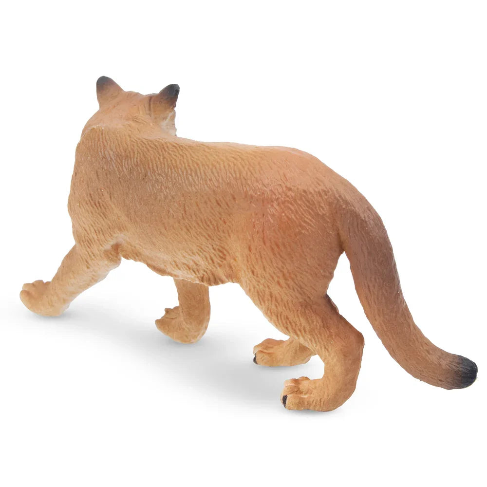 Toymany Simulation Cougar Wildlife Animal Model Mini Figures Figurines