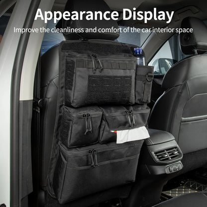 Storage Bag for Car Rear Seats Tactical Organizer Multifunctional Bag