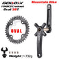 GOLDIX XT MTB Crankset 170/175mm 104BCD Wide Narrow Chainring Shimano SRAM 11–12s - EXPROTAS